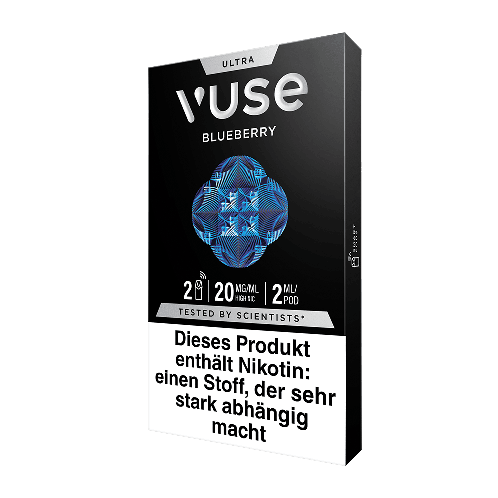 2x Vuse Ultra Pods Blueberry 20mg 