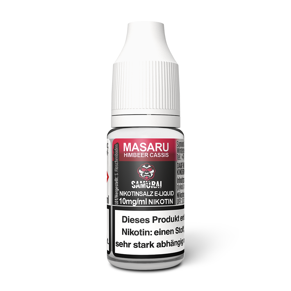 Samurai Nikotinsalz - Masaru Himbeer Cassis - Liquid 10mg 10ml 