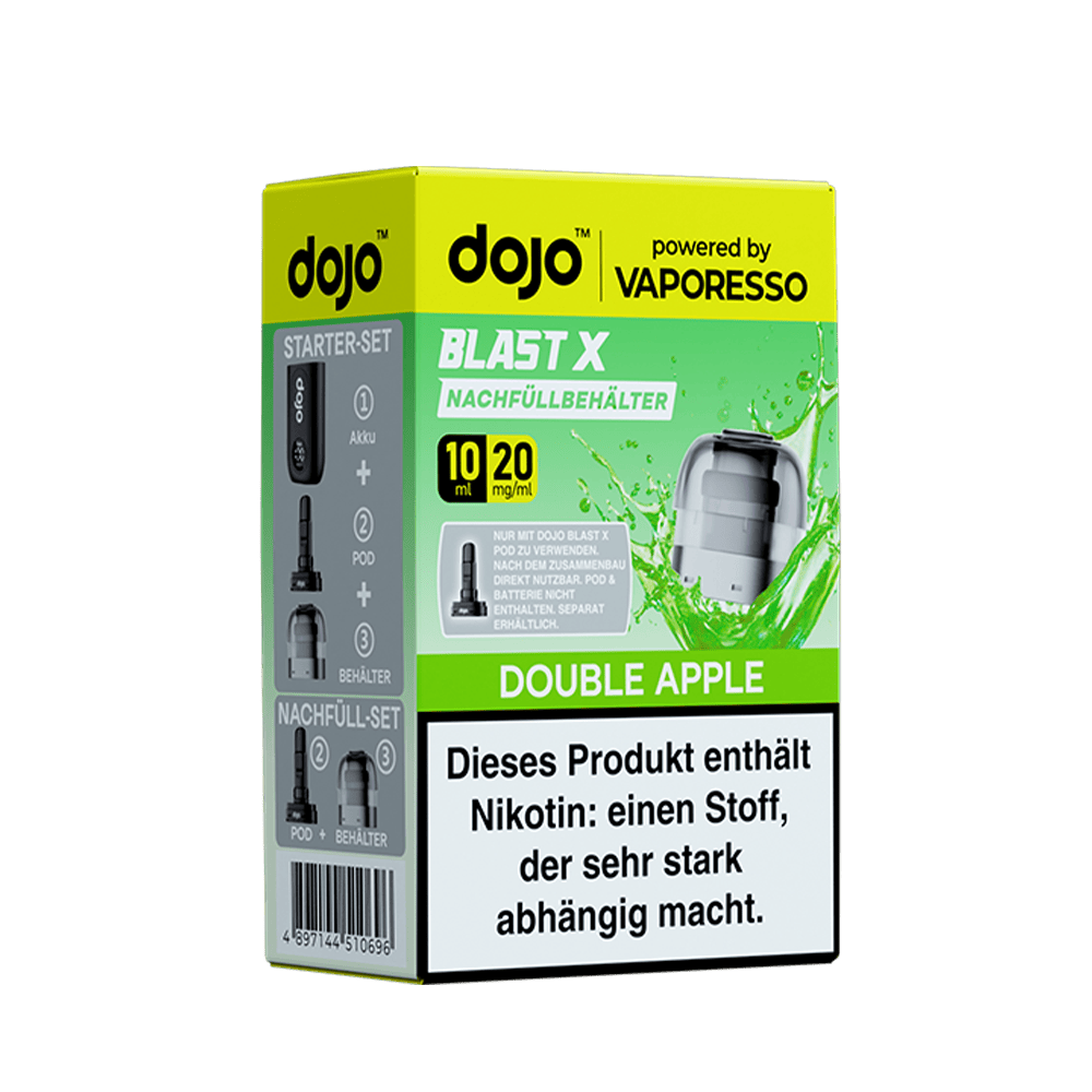 Vaporesso dojo Blast X Einweg Pod - Double Apple - 20mg Nikotinsalz 10ml  C