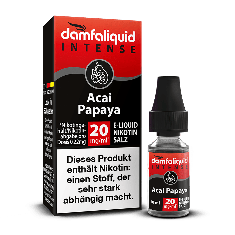 damfaliquid Nikotinsalz - Acai Papaya 20mg 10ml INTENSE