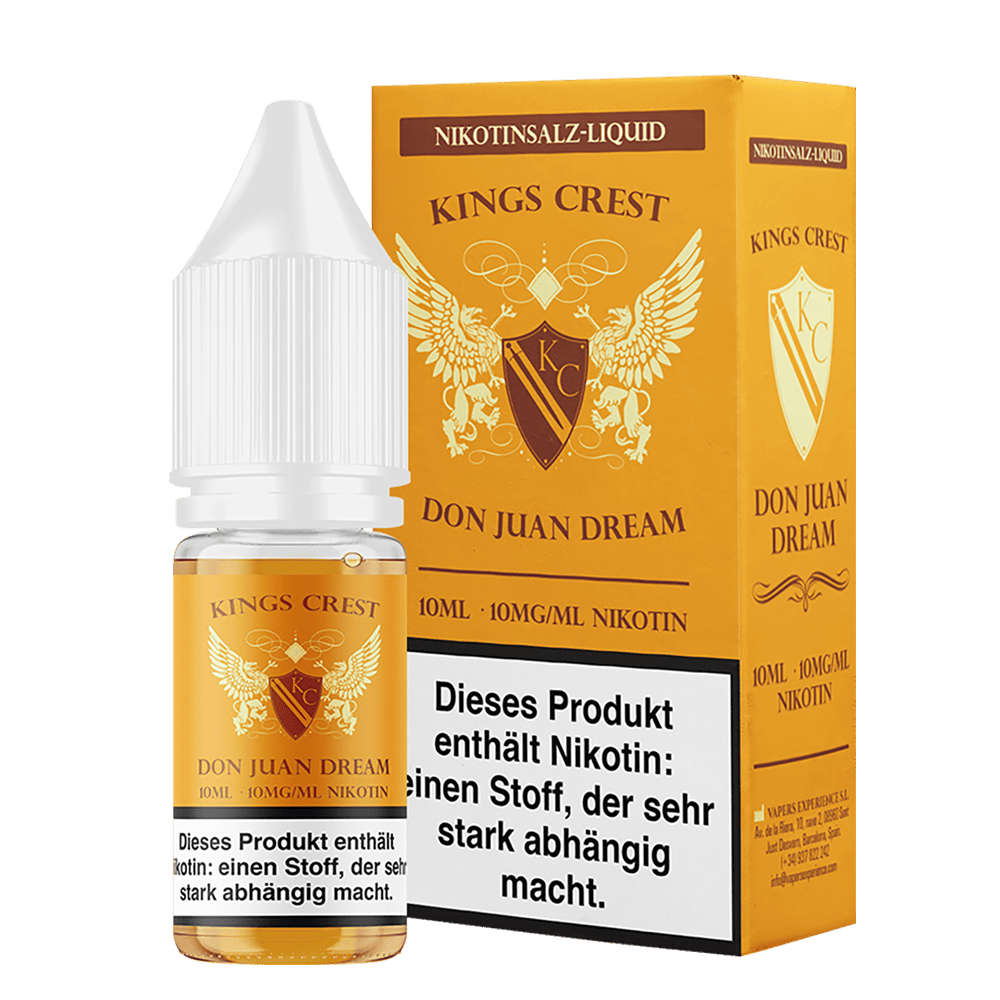 Kings Crest Nikotinsalz - Don Juan Dream - 10ml Liquid 10mg 