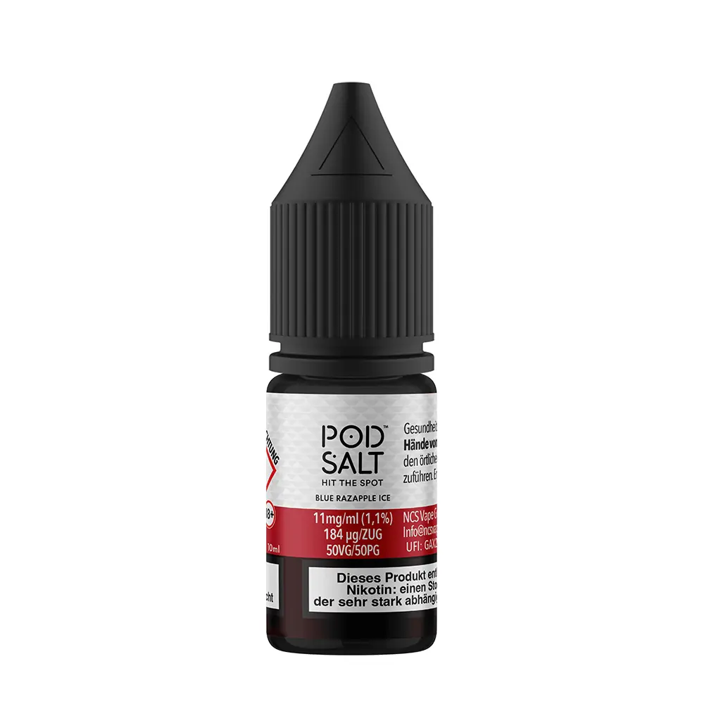 Pod Salt Fusion - Blue Razapple Ice - 10ml Liquid 11mg Nikotinsalz 