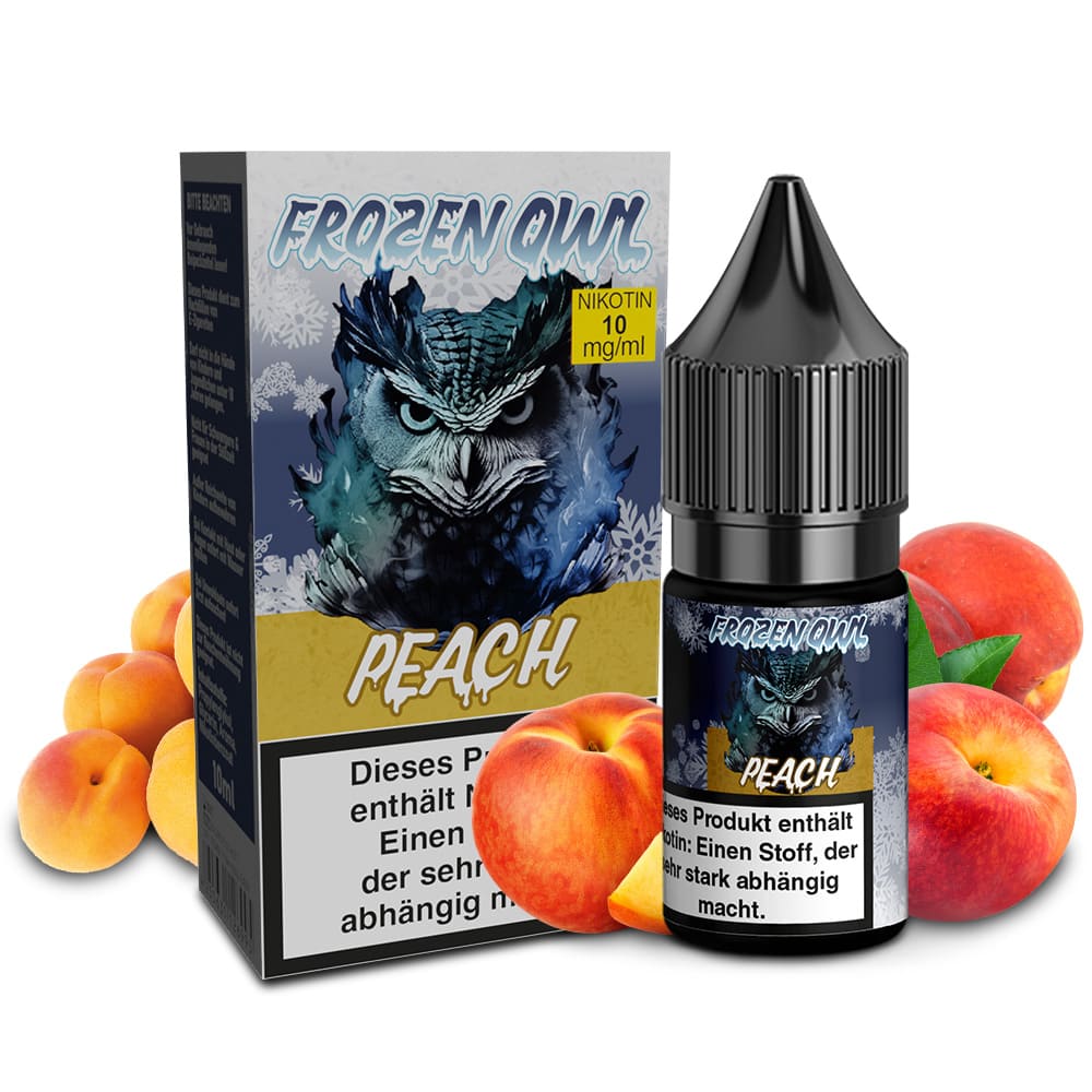 Frozen OWL Nikotinsalz - Peach - 10ml Liquid 10mg  D