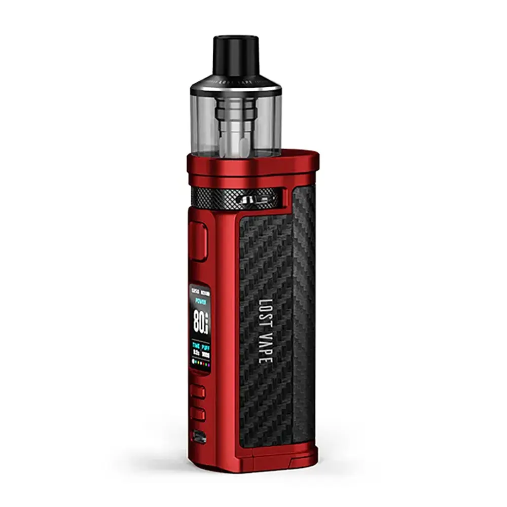 Lost Vape Centaurus Q80 Kit Matt Red Carbon Fiber
