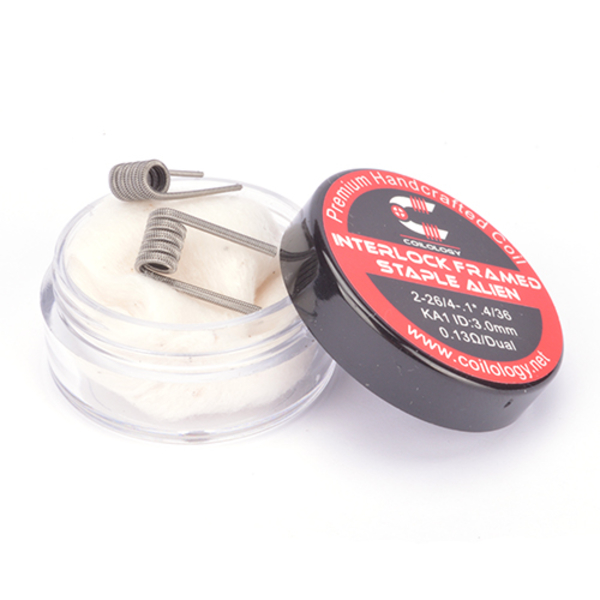 Coilology Interlock Framed Staple Alien 0,13 Ohm/Dual A1 (1VE=2Stk.)