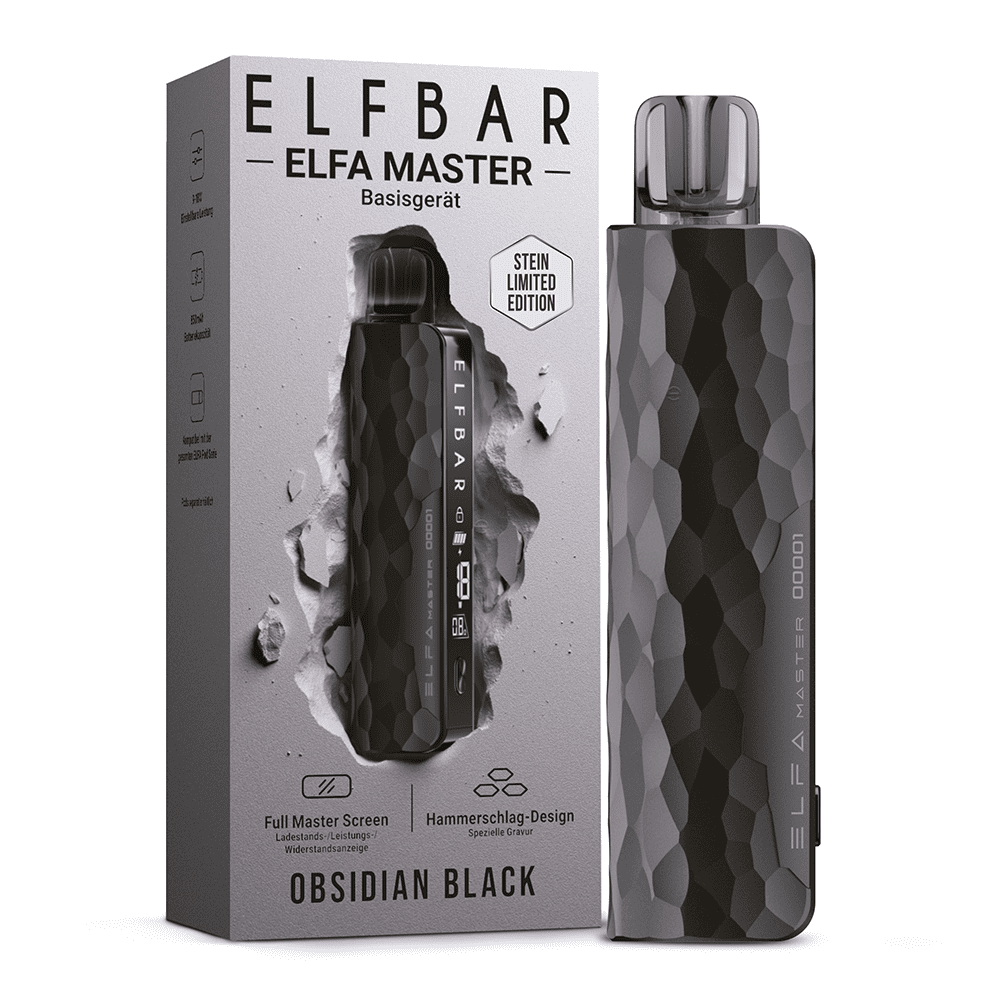 Elfbar Elfa Master Gerät Obsidian Black Limited