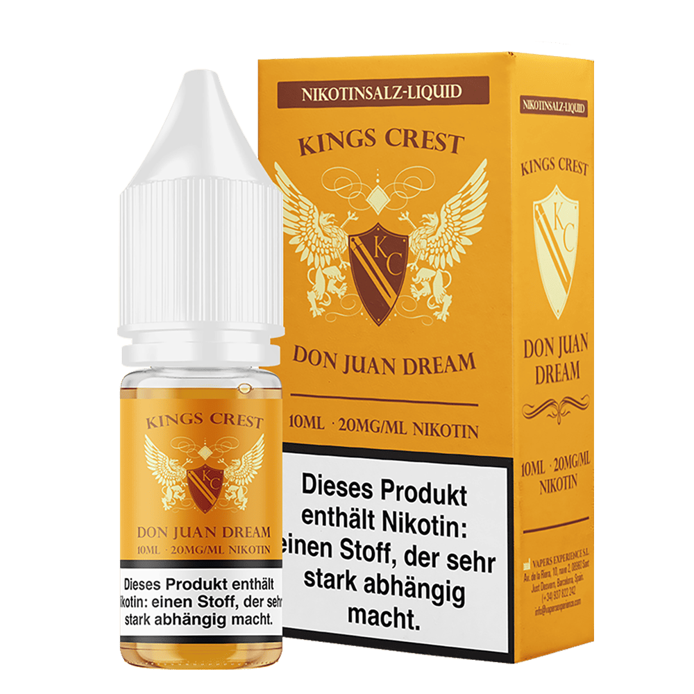 Kings Crest Nikotinsalz - Don Juan Dream - 10ml Liquid 20mg 