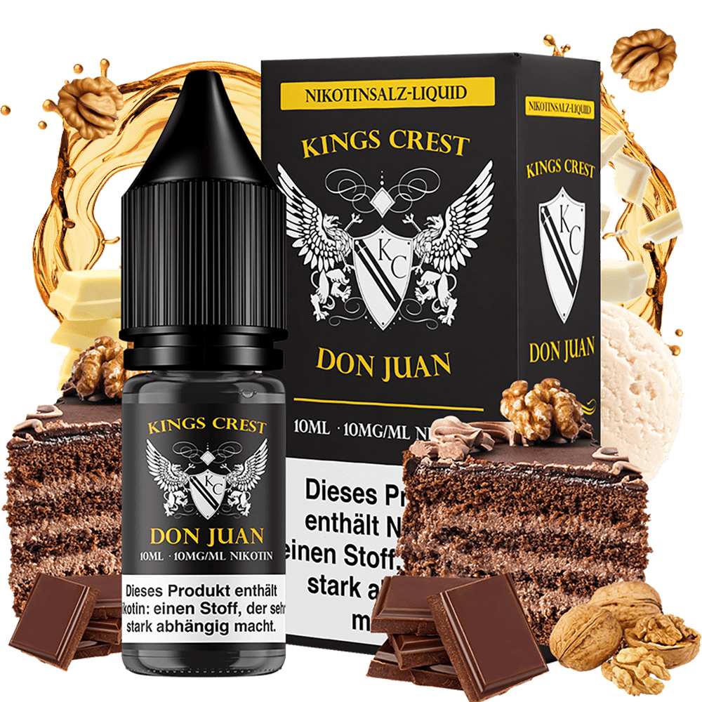 Kings Crest Nikotinsalz - Don Juan - 10ml Liquid 10mg 