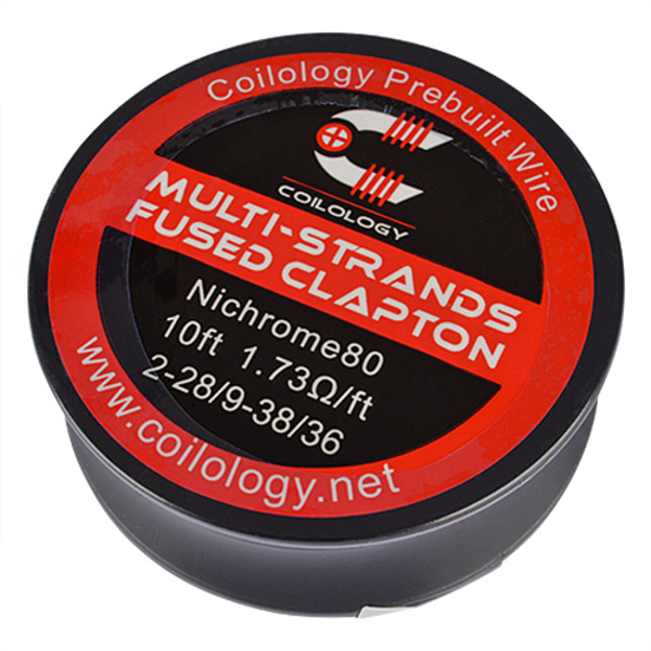 Coilology Multi-Strands Fused Clapton Nichrome Spule (10ft) 2-28/9-38/36