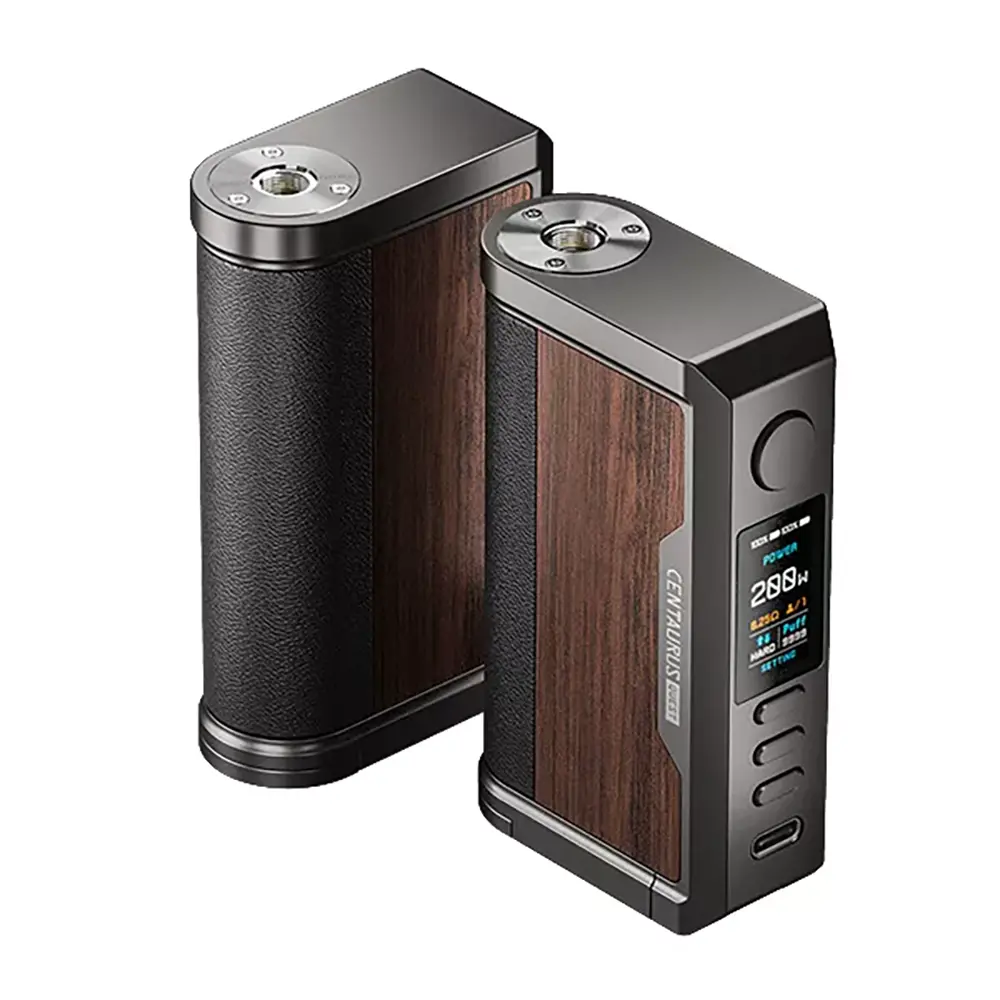 Lost Vape Centaurus Q200 Mod Gunmetal Walnut Wood