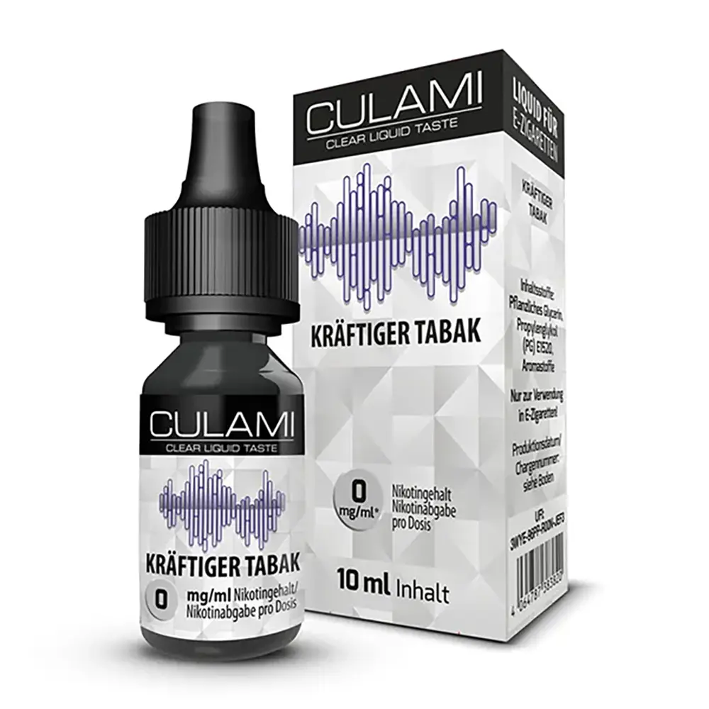 CULAMI Kräftiger Tabak 0mg 10ml Liquid 