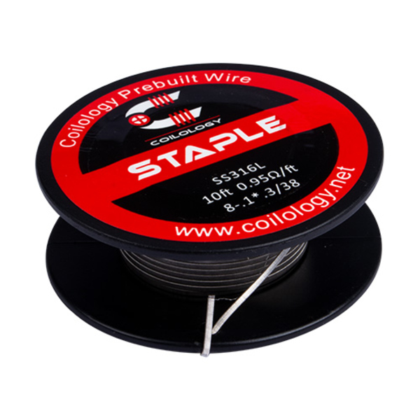 Coilology Staple SS316 Spule (10ft)