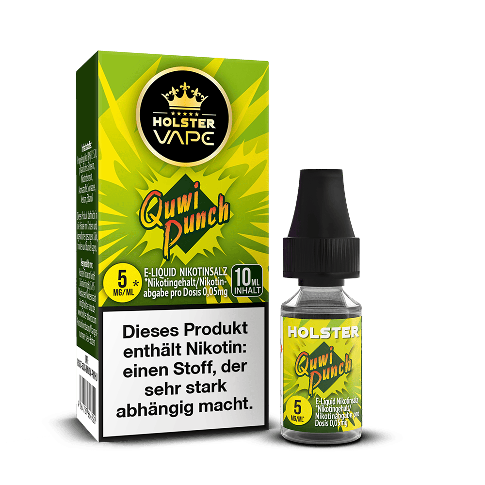 Holster Nikotinsalz - Quwi Punch - Liquid 5mg 10ml