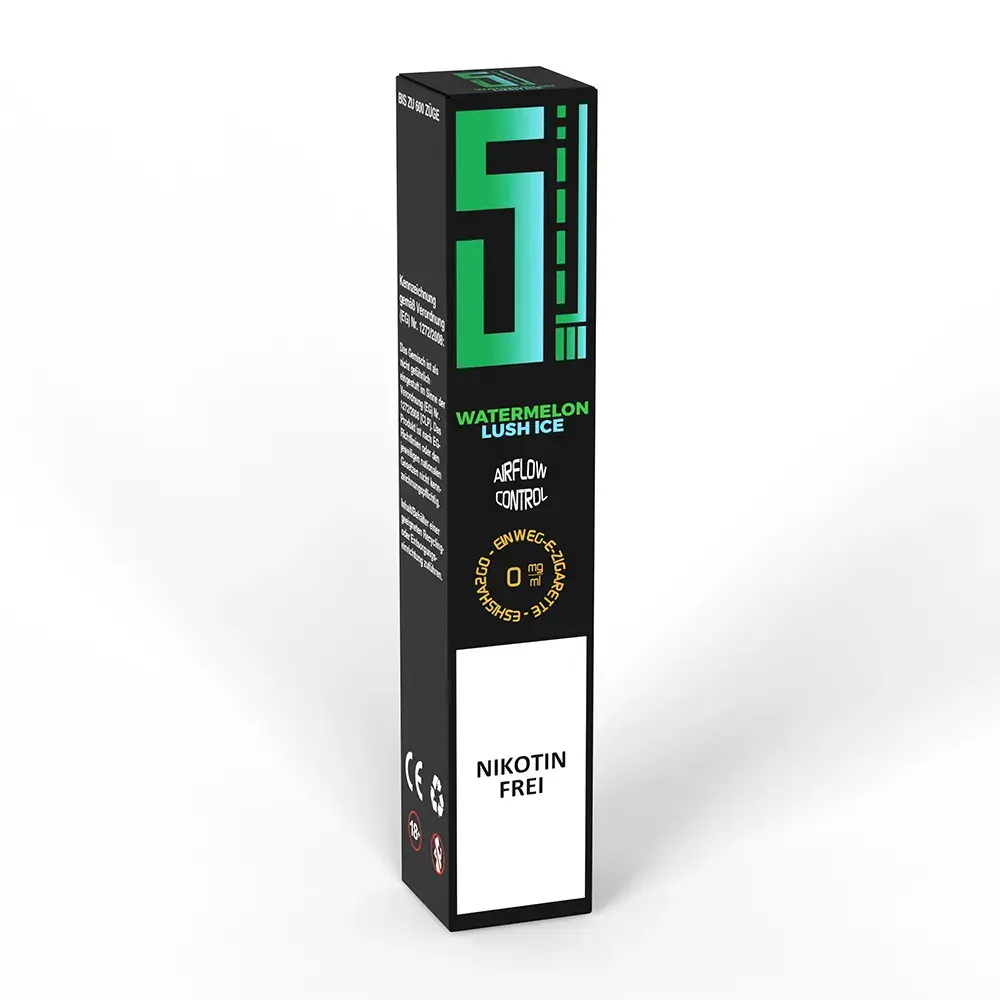 5 EL Watermelon Lush Ice Einweg E-Zigarette 0mg 