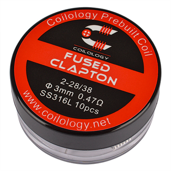 Coilology Fused Clapton 0,47Ohm Edelstahl (10Stk./VE)