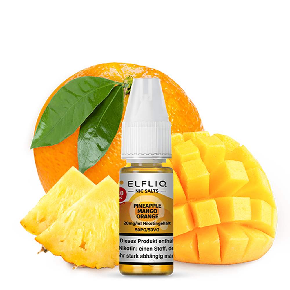 Elfliq by Elfbar Nikotinsalz - Pineapple Mango Orange - Liquid 20mg 10ml 