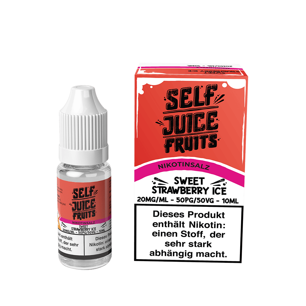 Self Juice Nikotinsalz - Sweet Strawberry Ice - 10ml Liquid 20mg 