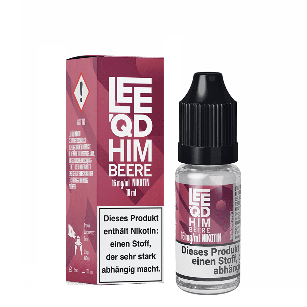 LEEQD Liquid - Fruit Himbeere - 16mg 10ml 