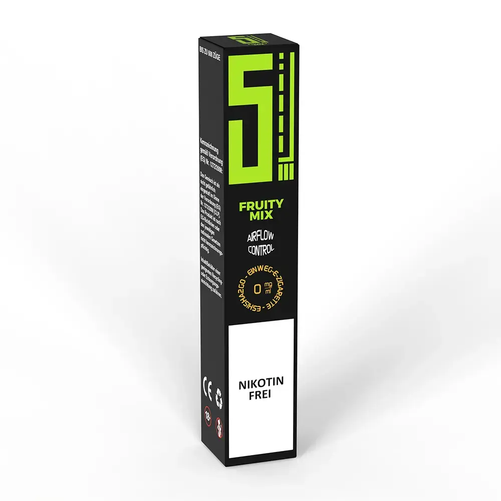 5 EL Fruity Mix Einweg E-Zigarette 0mg 
