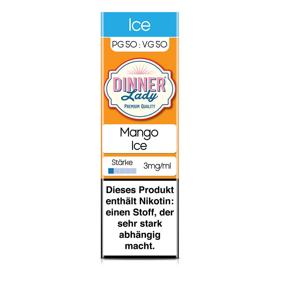 Dinner Lady Liquid - Mango Ice - 50/50 10ml 3mg 