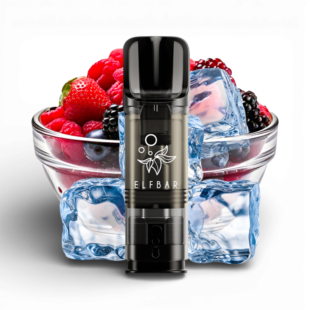 2x Elfbar Elfa Einweg Pod - Frozen Berries - 20mg Nikotinsalz 2ml