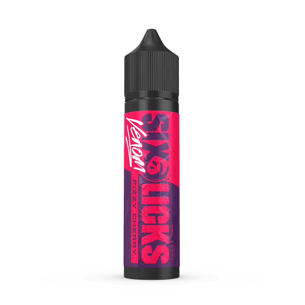 Six Licks Venom Longfill - Fizzy Cherry - 4ml in 60ml Flasche 