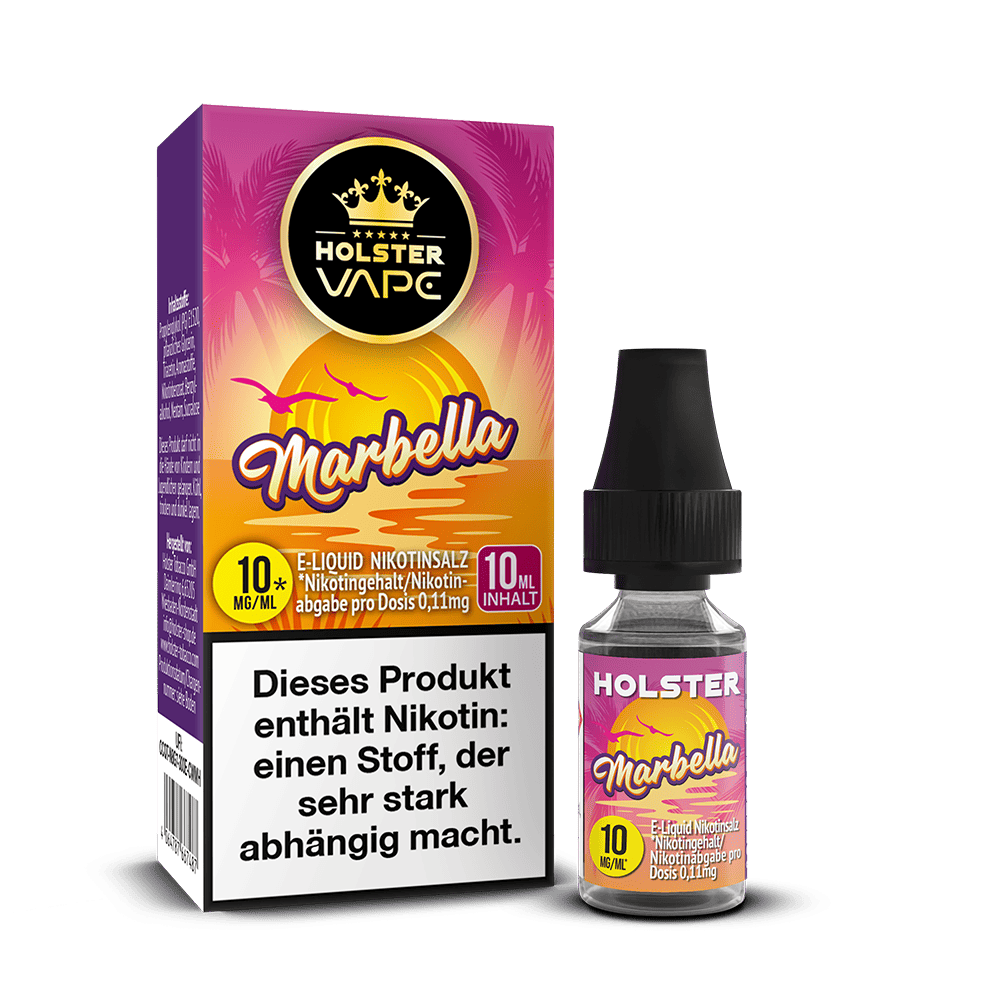 Holster Nikotinsalz - Marbella - Liquid 10mg 10ml