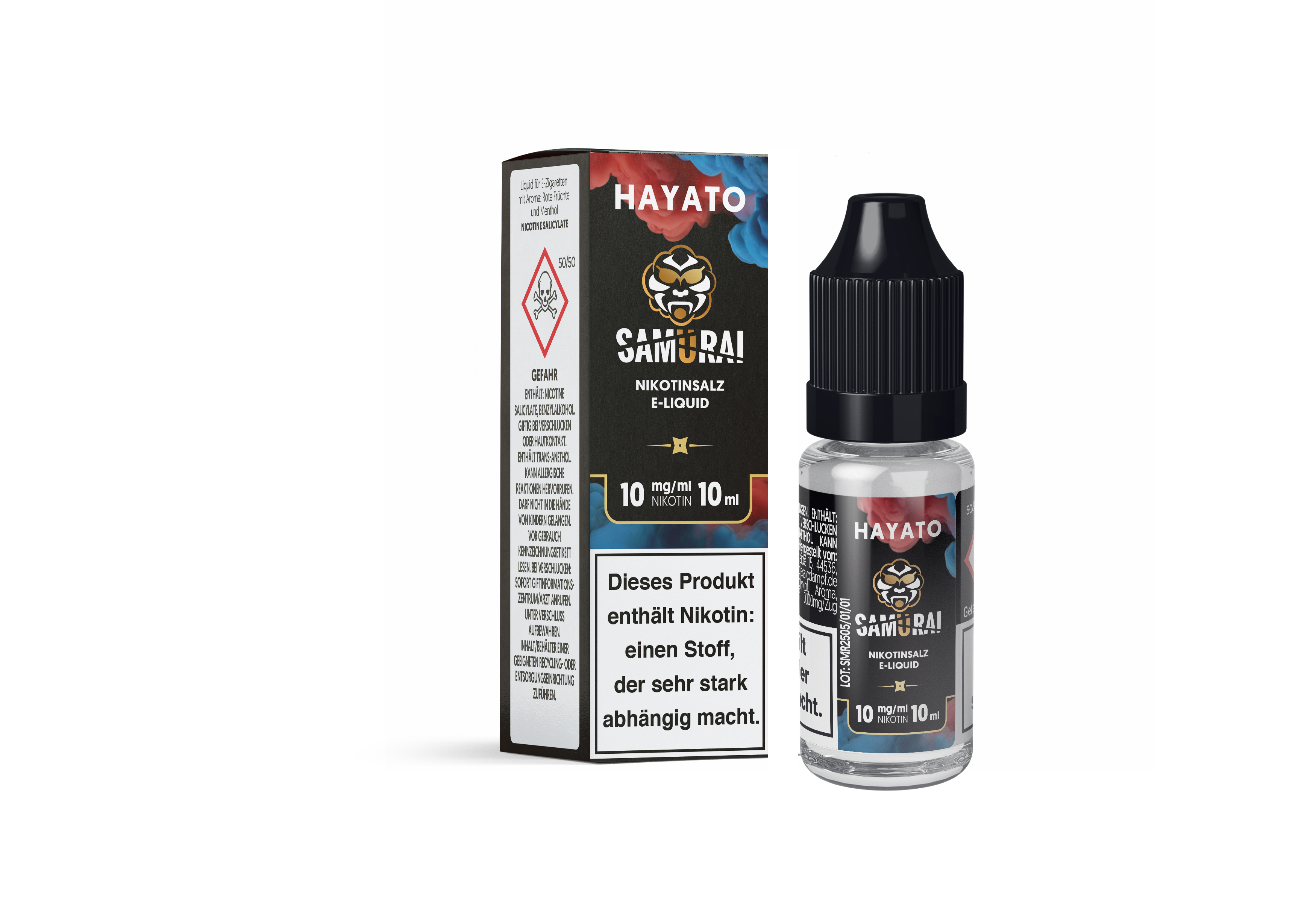 Samurai Nikotinsalz - Hayato - Liquid 10mg