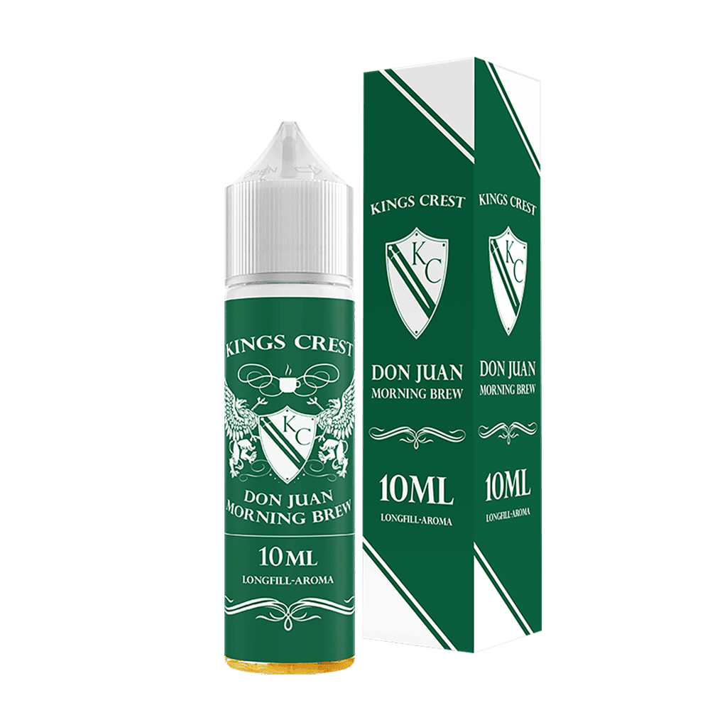 Kings Crest Longfill - Don Juan Morning Brew - 10ml in 60ml Flasche 