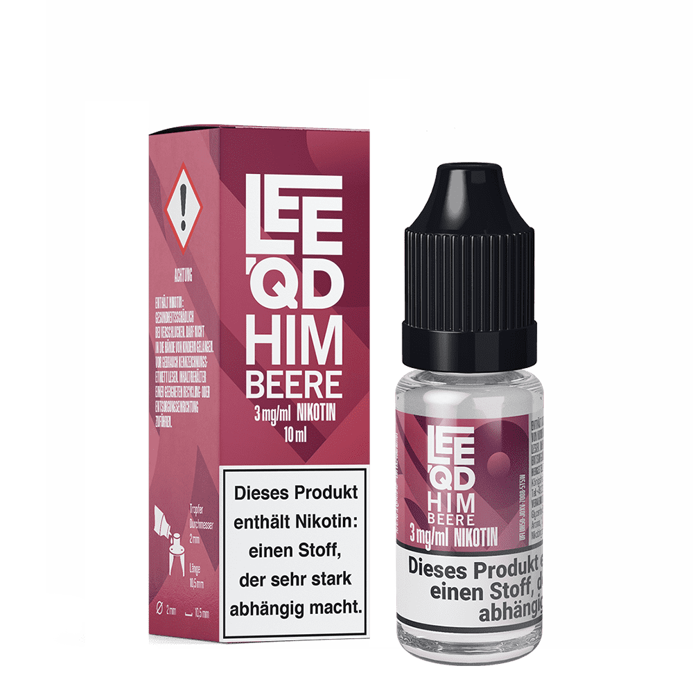 LEEQD Liquid - Fruit Himbeere - 3mg 10ml 