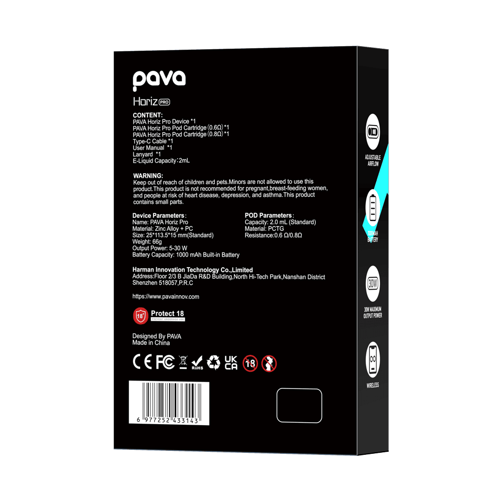 Pava Horiz Pro Kit Grey Carbon